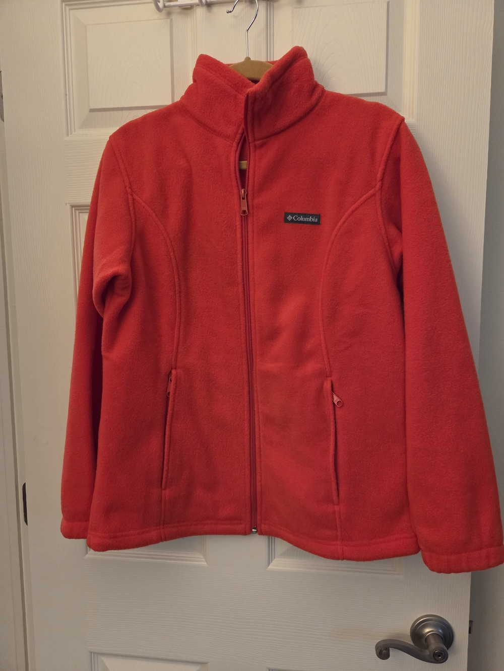 Columbia Women's Red Full-Zip Fleece Jacket
